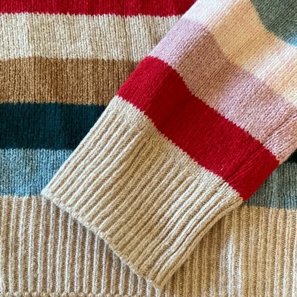 GAP Colorful Striped Crew Neck Sweater - Picture 4 of 6